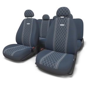 Чехлы на сиденья универсальные GOBELEN GOB-1105 BL/ROMB (S)