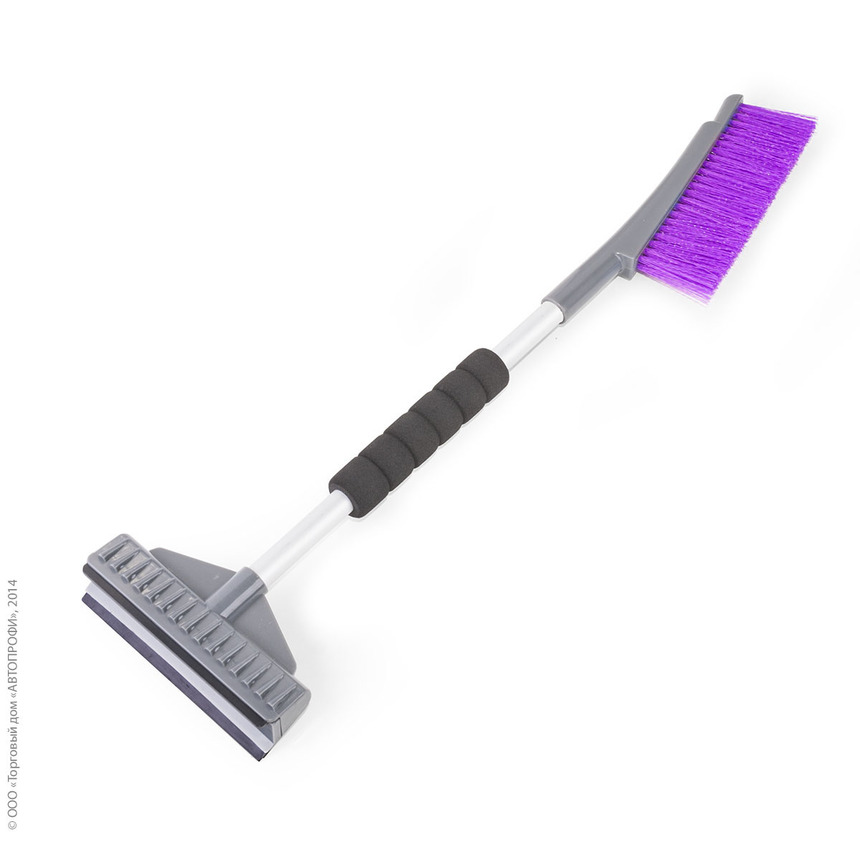 Щетка для снега "AUTOPROFI" SB-1443 GY/VIOLET
