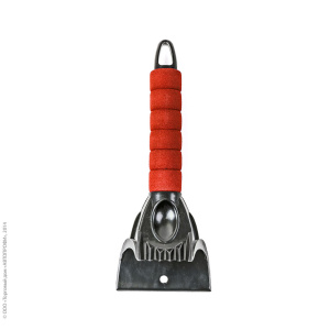 Скребок для снега "AUTOPROFI" SC-1416 BK/RD