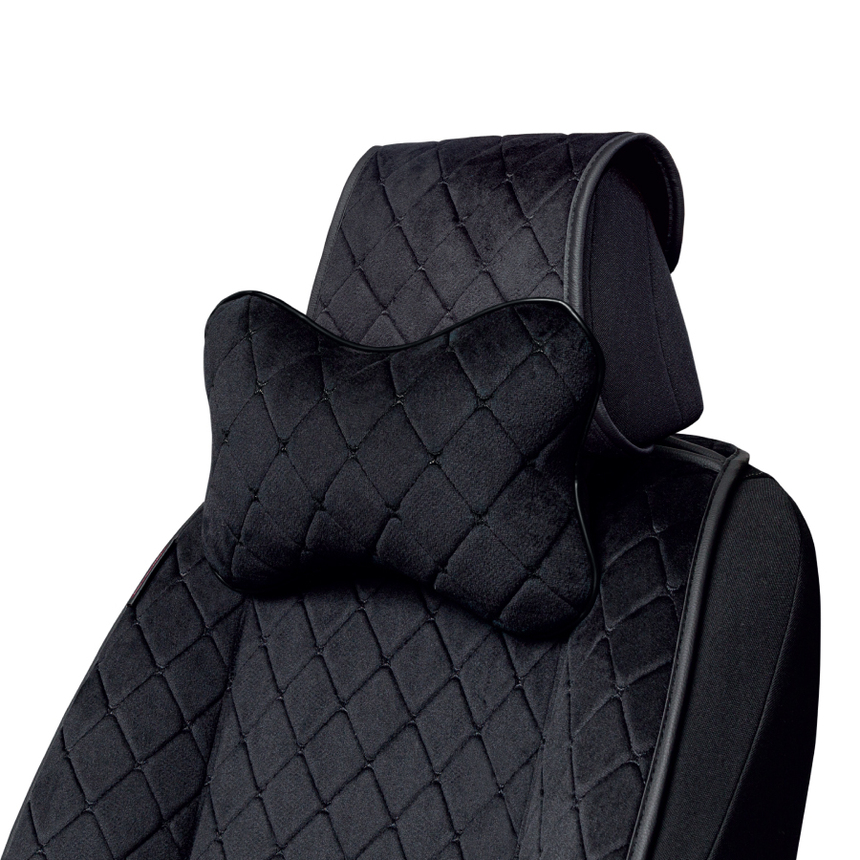 Подушка "косточка" AUTOPROFI, размер 30х20 см ALC-100NP BK/BK