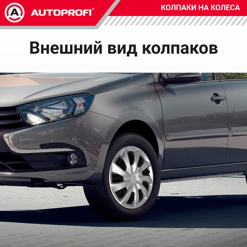 Колпаки на колёса AUTOPROFI WC-2015 SILVER (15)