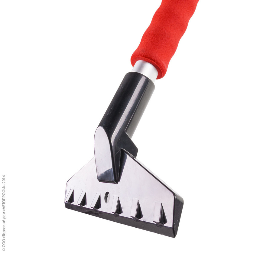 Щетка для снега "AUTOPROFI" SB-1457 BK/RD