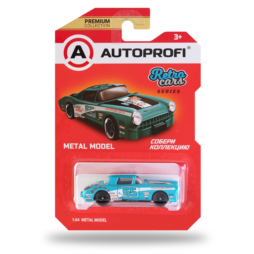 Машинка коллекционная 1:64, Серия RETRO CARS, RET-001 RET-001 TF