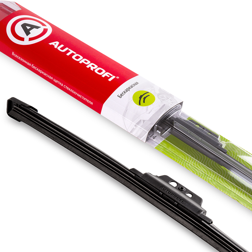 Щётка стеклоочистителя "AUTOPROFI", бескаркасная, всесезонная UD-21