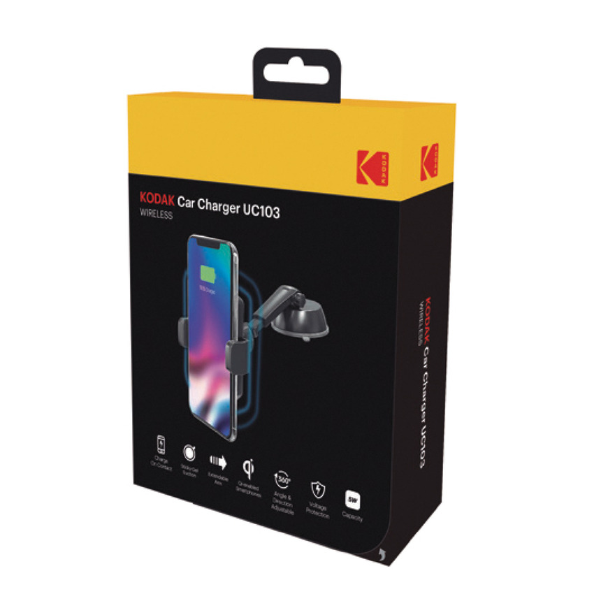 Автомобильное зарядное устройство KODAK для телефона, беспроводное, магнитное UC103