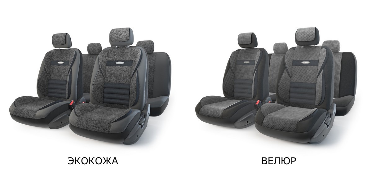 Ортопедические чехлы для Ниссан Жук из велюра и экокожи